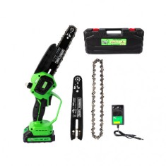 Mini drujba, 20V, cu doua lame 6&#039;&#039; si 8&#039;&#039;, doua lanturi