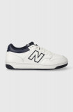 New Balance sneakers BB480LWN culoarea alb