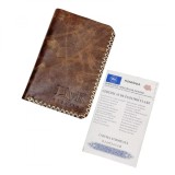 Cumpara ieftin Portofel, personalizabil, din piele naturala, compartiment marunt, Jack 2 L, Maro antichizat