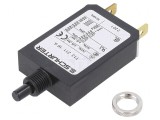 &Icirc;ntrerupător de supracurent 18A SPST IP40 240VAC/28VDC