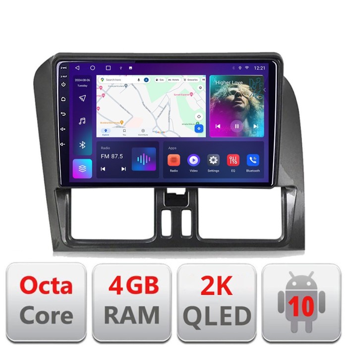 Navigatie dedicata Volvo XC60 C-272 Android Octa Core Ecran 2K QLED GPS 4G 4+32GB 360 KIT-272+EDT-E409-2K CarStore Technology