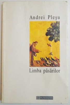 LIMBA PASARILOR de ANDREI PLESU , ilustratia copertei de GIOTTO , 1994 foto