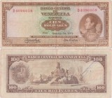 1972 (24 X), 100 Bolivares (P-48i) - Venezuela