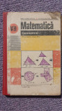 Matematica, Geometrie, manual clasa a VII-a, 1979, 142 pagini, Clasa 7