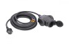 Cordon prelungitor cu bloc 3 prize din cauciuc pentru santier 10 metri 3G2.5 H07RN-F 230V 16A IP44, As Schwabe