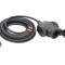 Cordon prelungitor cu bloc 3 prize din cauciuc pentru santier 10 metri 3G2.5 H07RN-F 230V 16A IP44