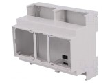 Carcasă pentru șină DIN, 90x106x53 mm, gri PPO