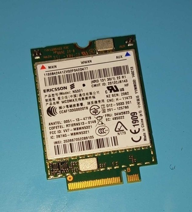 Modul wwan ThinkPad X230s X240s T440 T540p Ericsson N5321GW 04W3823
