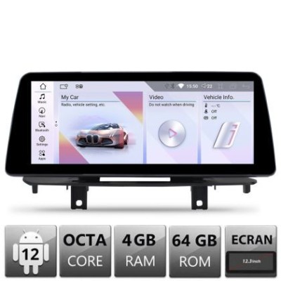 Navigatie BMW X5 X6 F15 F16 2016-2019 cu ecran EVO Android ecran 10.25&amp;quot; 4+64 4G BT CarStore Technology foto