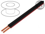 Cablu difuzor HELUSOUND 2x4mm&sup2; negru-roșu
