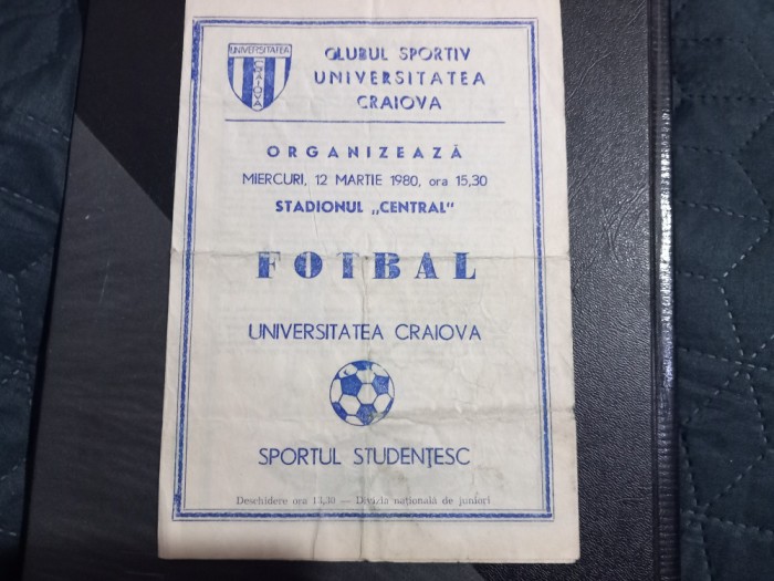 program U Craiova - Sportul Stud.