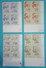 TIMBRE ROMANIA LP 1440/1997 Centenarul expeditiei BELGICA - bloc de 4 - MNH