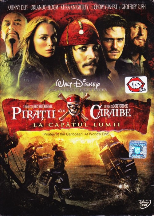 DVD Film de colectie: Piratii din Caraibe - La capatul lumii ( sub. romana - vezi descriere )