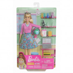 Set papusa Barbie profesoara, 3 ani+