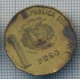 AX 1095 MONEDA - REPUBLICA DOMINICANA- 1 PESO -ANUL 1991 -STAREA CARE SE VEDE