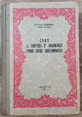 Curs de fonetica si morfologia limbii arabe contemporane - Nicolae Dobrisan