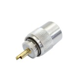 Cumpara ieftin Aproape nou: Mufa PNI PL259 pentru cablu RG58 pin central aurit 9 mm
