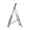 Scara tripla Strend Pro Profesional, 3x9m, max 150 Kg, Aluminiu