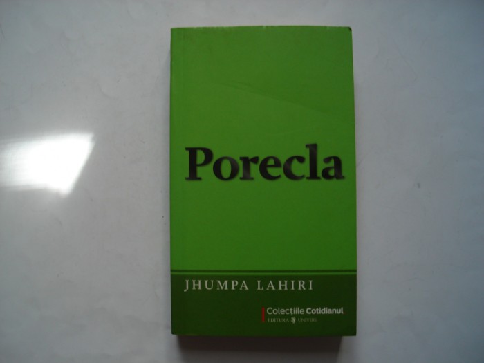Porecla - Jhumpa Lahiri