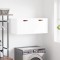 vidaXL Dulap de perete, alb extralucios, 80x36,5x35 cm, lemn compozit