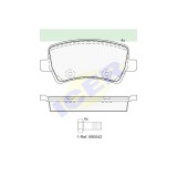 Set Placute frana punte Spate, Ford Galaxy 202015, Mondeo 202015, S-MAX; Land Rover Freelander 2, 202015; Range Rover Evoque; Volvo S60/V60, 202019;