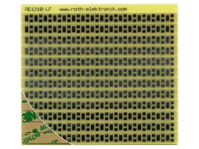 Placă universală singură faţă ROTH ELEKTRONIK 90mm x 100mm