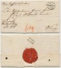 Transilvania 1832 plic prefilatelic din Sibiu spre Viena cu o stampila rara Hermannstadt