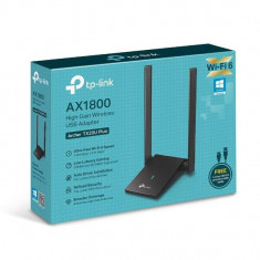 TP-Link ARCHER TX20U Adaptor USB Wireless AX1800 cu două antene High- Gain, Dimesnsiuni; 84 × 156.3 × 19.2 mm, Standarde Wireless: IEEE 802.11a/b/g/n/