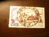 Serie 1 valoare Africa Ecuatoriala Franceza 1954 ,Victoria, stampilat