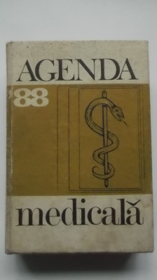 Agenda medicala - 1988 foto