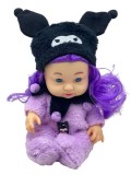 Papusa cu Costume Mov si Accesorii Kuromi