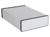 Carcasă aluminiu gri 191x280x66mm