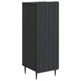 vidaXL Bufet Negru 34,5 x 33 x 92 cm Lemn prelucrat 894366