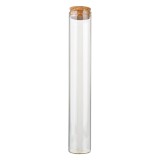 Cumpara ieftin Set 2 borcane sticla lemn 3x18 cm