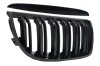 Set 2 Grile Centrale compatibile cu BMW E90, E91 Pre-LCI Seria 3 (2005-2009) M-Design, Negru Lucios