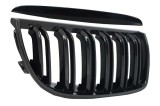 Set 2 Grile Centrale compatibile cu BMW E90, E91 Pre-LCI Seria 3 (2005-2009) M-Design, Negru Lucios