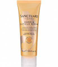 Scrub pentru maini si cuticule SANCTUARY SPA cu vitamina E si ulei de migdale dulci, 75 ml foto