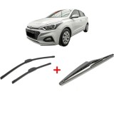 Cumpara ieftin Set 3 stergatoare HYUNDAI i20 II Hatchback Van (GB, IB) 2015-2021, parbriz si luneta, Bosch Twin