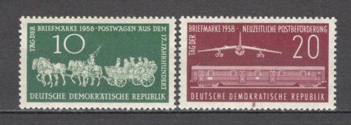 D.D.R.1958 Ziua marcii postale SD.58