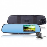 Camera DVR Dual Fata-Spate, tip Oglinda retrovizoare, Rezolutie Full HD, Senzor G, Neagra