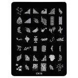 Matrita Metalica Stampila Unghii LUXORISE, Fame Game CK16, LUXORISE Nail Art