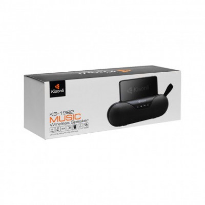 Boxa Speaker Kisonli KS-1992, Bluetooth, USB, SD, FM, Negru foto