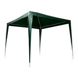 Pavilion gradina 250x250x255 cm, structura metalica cu 4 picioare, acoperis PE 90g/mp, verde Household NewTrend