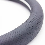 Husa volan din piele ecologica perforata diametru 38 cm