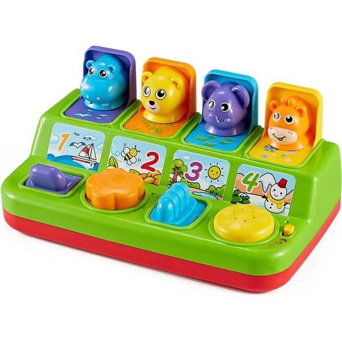 Jucarie senzoriala pentru bebelusi, Simply Joy, cu sunete, pentru fete si baieti, + 1 an