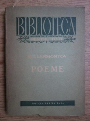 M. I. Lermontov - Poeme foto