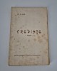 Carte Veche St. O. Iosif Credinte Poezii - Editie Originala, 120 Pagini, Stare Buna