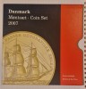 Denmark, Danemarca, Set monede 2007, 7 monede 1 jeton,, Europa