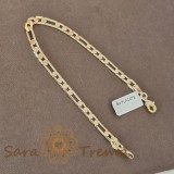 Cumpara ieftin Bratara placata cu aur Class - 20 21 22 cm, SaraTremo