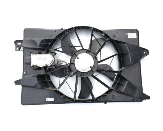 GMV radiator electroventilator Chrysler 200, 2014-, Jeep Cherokee (KL), 2013-, motor 2.4, benzina, 391 mm; 4 pini